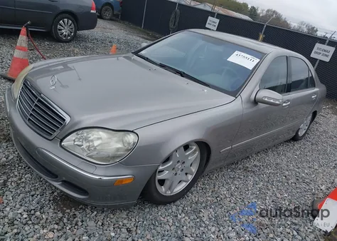 2003 Mercedes-Benz S 430 z USA, uszkodzony, nr VIN WDBNG70J13A341195